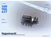 Magnetventil AUDI A3 (8L) 1H0906627