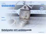 Katalysator mit Lambdasonde OPEL Astra H Caravan 55564445