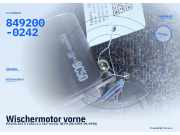 Wischermotor vorne MAZDA 323 S V (BA) 849200-0242