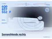 Sonnenblende rechts VW Polo IV (9N, 9A) 6Q0857552F