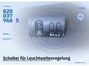 Schalter für Leuchtweitenregelung RENAULT Clio III (BR0/1, CR0/1) 8200379 8200379685