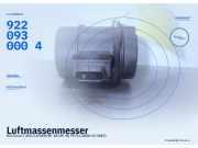 Luftmassenmesser KIA Ceed 1 (ED) 9220930004