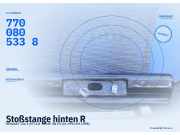 Stoßstange hinten RENAULT Clio I (57) 7700805338