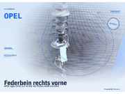 Federbein rechts vorne OPEL Agila (H-B) OPEL