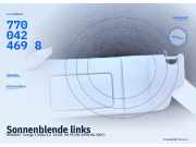 Sonnenblende links RENAULT Twingo I (C06) 7700424698