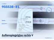 Außenspiegelglas rechts VW Touran (1T1, 1T2) 955538-81