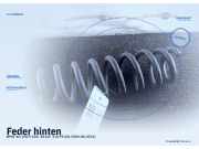 Feder hinten BMW 1er (E87)