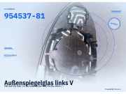 Außenspiegelglas links VW Golf VII (5G) 954537-81