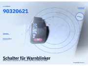 Schalter für Warnblinker OPEL Astra F Caravan 90347821 90320621