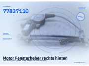 Motor Fensterheber rechts hinten FIAT Brava (182) 77837110