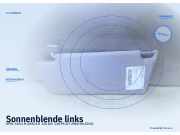 Sonnenblende links OPEL Zafira B (A05)