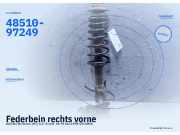 Federbein rechts vorne DAIHATSU Sirion (M1) 48510-97249
