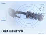 Federbein links vorne OPEL Corsa A CC (S83)