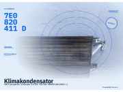 Klimakondensator VW Transporter T6 Kasten 7E0820411D