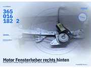 Motor Fensterheber rechts hinten MAZDA 626 V Station Wagon (GW) 3650161822