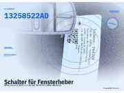 Schalter für Fensterheber OPEL Corsa D (S07) 13258522AD