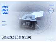Schalter für Sitzheizung VW Sharan (7M) 7M3963564