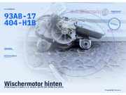 Wischermotor hinten FORD Escort V (GAL) 93AB17404H1B 93AB-17404-H1B