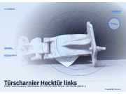 Türscharnier Hecktür links FORD Transit Custom V362 Kasten (FY, FZ)