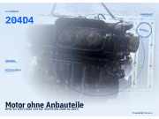 Motor ohne Anbauteile BMW 1er (E87) M47 204D4