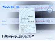 Außenspiegelglas rechts VW Touran (1T1, 1T2) 955538-81