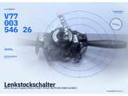 Lenkstockschalter OPEL Movano Kasten (X70) V7700354626