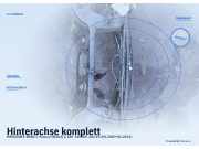 Hinterachse komplett MERCEDES-BENZ C-Klasse (W204)