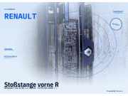 Stoßstange vorne RENAULT Clio II (B) RENAULT