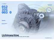 Lichtmaschine VOLVO C70 I Coupe 0123310030