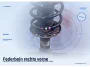 Federbein rechts vorne VW Golf V Variant (1KM)