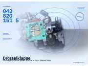 Drosselklappe SKODA Felicia II Kombi (6U5) 0438201515