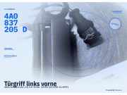Türgriff links vorne AUDI A6 Avant (4A, C4) 4A0837205D