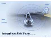 Fensterheber links hinten MERCEDES-BENZ 124 T-Modell (S124)