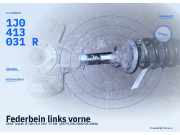 Federbein links vorne SEAT Toledo II (1M) 1J0413031R