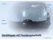 Heckklappe mit Fensterausschnitt PEUGEOT 206 Schrägheck