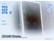 (241605 Display PEUGEOT 407 SW 9656690780) 9656690780