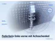 Federbein links vorne mit Achsschenkel VW Golf IV Cabriolet (1E7)