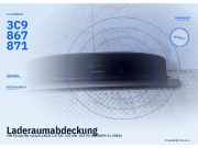 Laderaumabdeckung VW Passat B6 Variant (3C5) 3C9867871