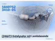 (246673 Katalysator mit Lambdasonde MINI Mini (R50, R53) 18407523410-01) 18407523410-01