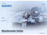 Wischermotor hinten SUZUKI Swift III (EZ, MZ) SUZUKI