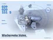 Wischermotor hinten FORD Fiesta III (GFJ) 0390201515