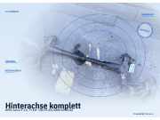 Hinterachse komplett OPEL Astra H