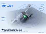 Wischermotor vorne OPEL Astra G Stufenheck (T98) 404.387