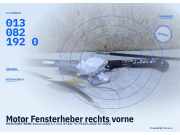 Motor Fensterheber rechts vorne MERCEDES-BENZ Vaneo (414) 0130821920