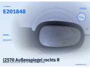 (2570 Außenspiegel rechts RENAULT Clio I (57)E201848 ) E201848