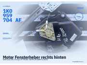 Motor Fensterheber rechts hinten SEAT Leon (1P) 3C0959704E FKZ 1K0959704AF