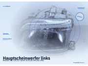 Hauptscheinwerfer links RENAULT Clio I (57)
