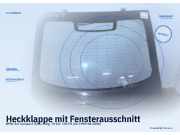 Heckklappe mit Fensterausschnitt BMW 3er Compact (E36)
