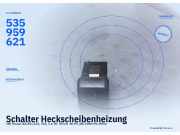Schalter Heckscheibenheizung VW Passat (3A2, 35I) 535959621