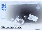 Wischermotor hinten VW Fox Schrägheck (5Z) 5Z6955711